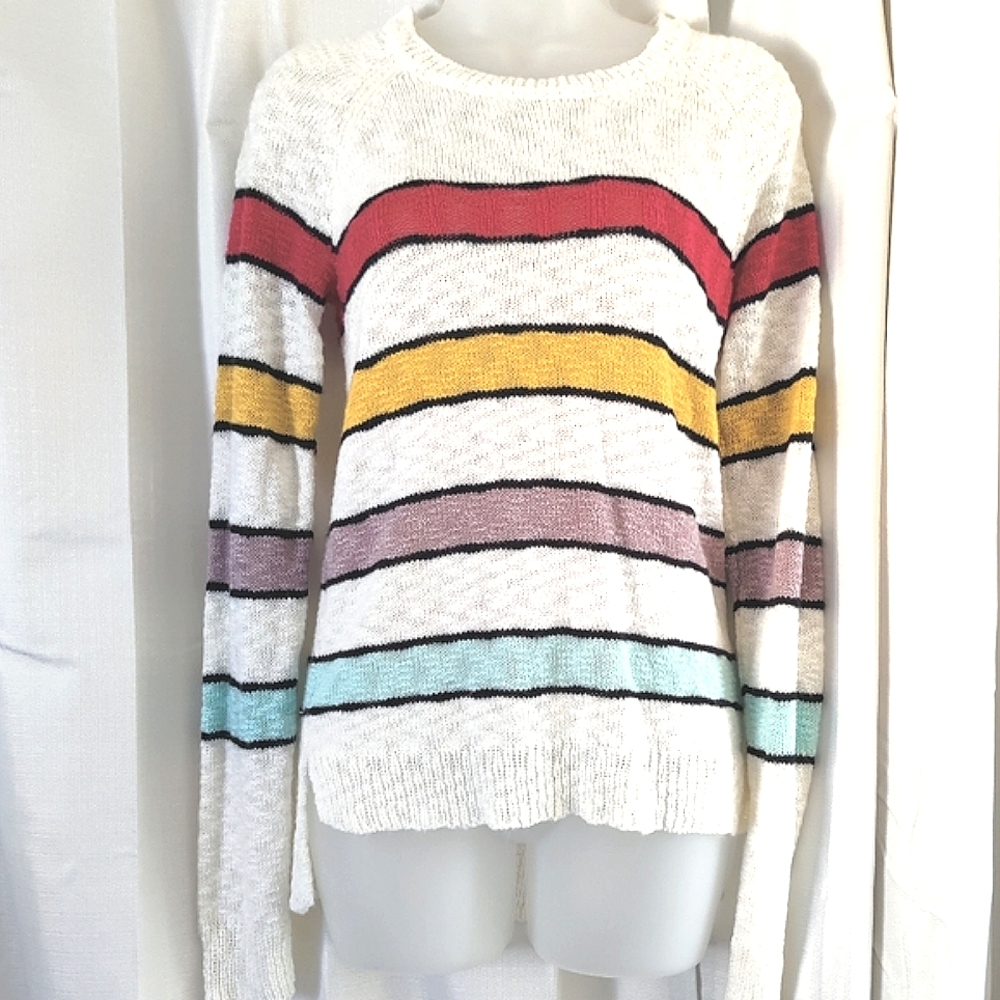 Cloud Chaser Rainbow Stripe Sweater
